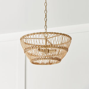 Capital Lighting 244131MA Wren 3 Light Dual Mount Semi-Flush/Pendant Matte Brass