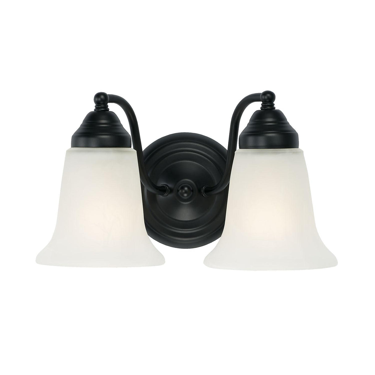 Capital Lighting 1362MB-117 Brady 2 Light Vanity Matte Black