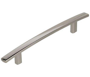 Amerock Cabinet Pull Polished Nickel 5-1/16 inch (128 mm) Center to Center Cyprus 1 Pack Drawer Pull Drawer Handle Cabinet Hardware