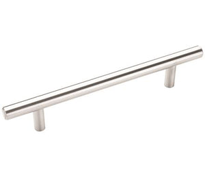Amerock Cabinet Pull Stainless Steel 5-1/16 inch (128 mm) Center to Center Bar Pulls 1 Pack Drawer Pull Drawer Handle Cabinet Hardware