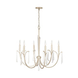 Capital Lighting 437061WG Gwyneth 6 Light Chandelier Winter Gold