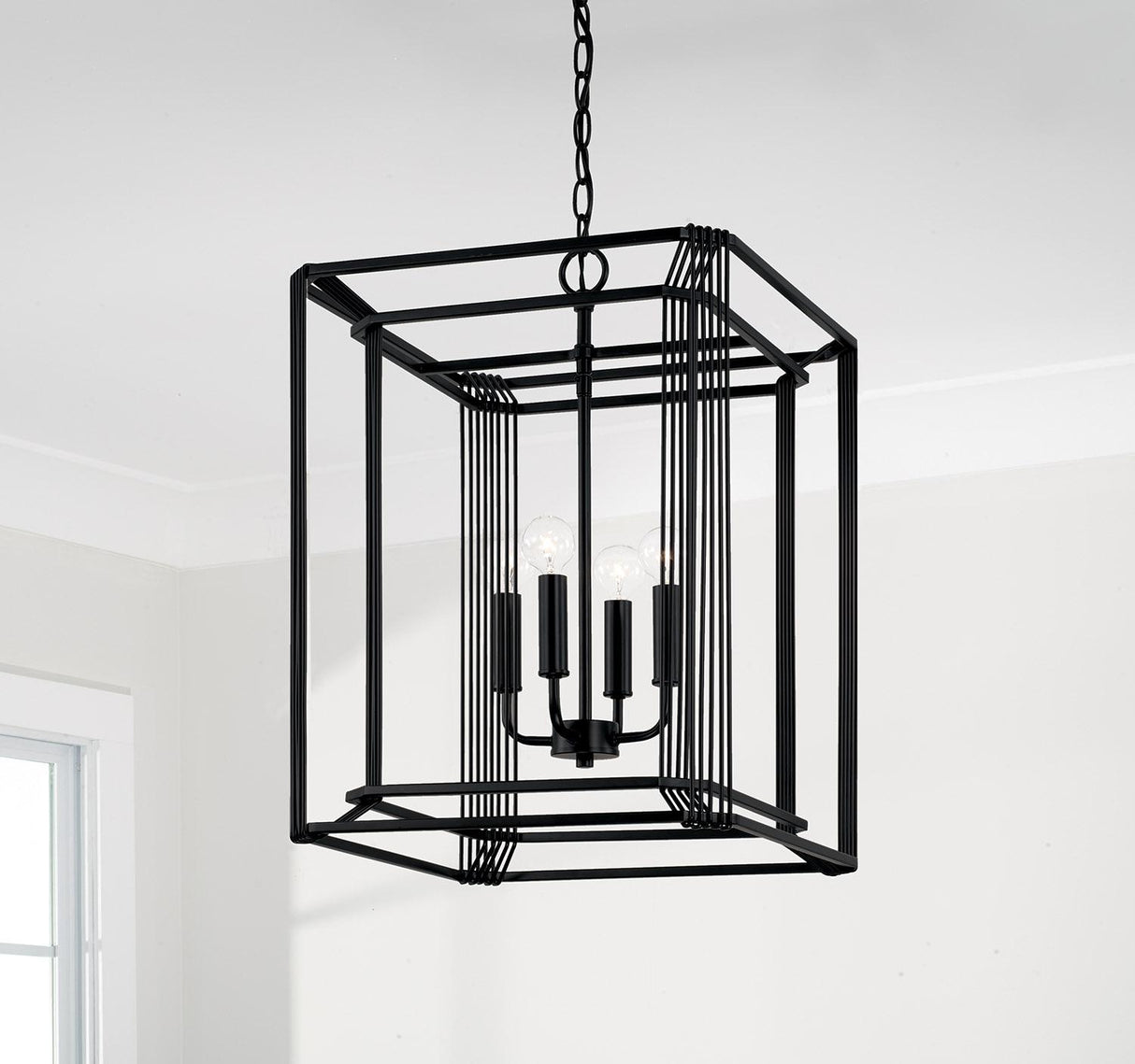 Capital Lighting 546041MB Lennon 4 Light Foyer Matte Black
