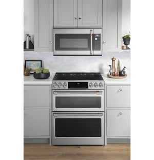 Café 30" Slide-in Front Control Induction and Convection DOUB... CHS950P2MS1