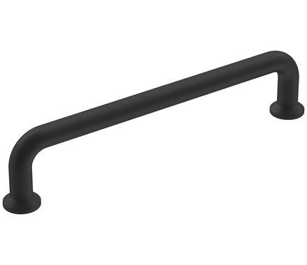 Amerock Cabinet Pull Matte Black 5-1/16 inch (128 mm) Center-to-Center Factor 1 Pack Drawer Pull Cabinet Handle Cabinet Hardware