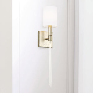 Capital Lighting 637011WG-695 Gwyneth 1 Light Sconce Winter Gold