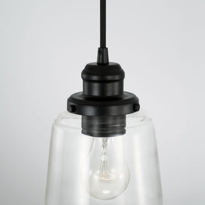 Capital Lighting 3718MB-135 Fallon 1 Light Pendant Matte Black