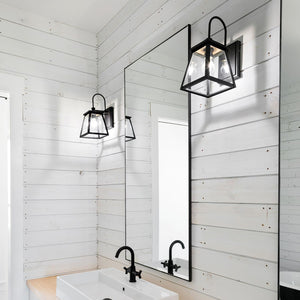 Capital Lighting 926811BK Belmore 1 Light Outdoor Wall Lantern Black