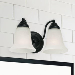 Capital Lighting 1362MB-117 Brady 2 Light Vanity Matte Black