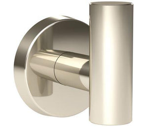 Amerock BH26542PSS Polished Stainless Steel Single Robe Hook 2-1/4 in. (57 mm) Length Towel Holder Arrondi Towel Hook for Bathroom Bathroom Hardware Bath Accessories