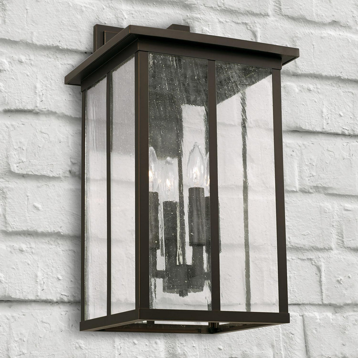 Capital Lighting 943843OZ Barrett 4 Light Outdoor Wall Lantern Oiled Bronze