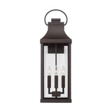 Capital Lighting 946441OZ Bradford 4 Light Outdoor Wall Lantern Oiled Bronze