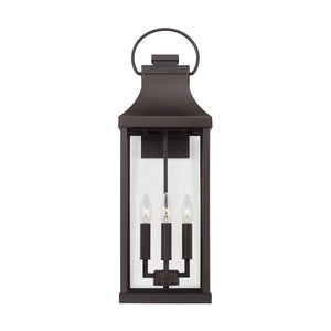 Capital Lighting 946441OZ Bradford 4 Light Outdoor Wall Lantern Oiled Bronze