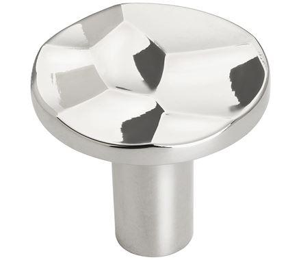 Amerock Cabinet Knob Polished Nickel 1-3/16 inch (30 mm) Diameter Kamari 1 Pack Drawer Knob Cabinet Hardware