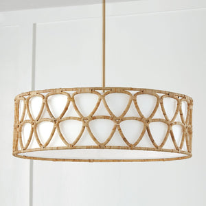 Capital Lighting 347242MA Tulum 4 Light Pendant Matte Brass