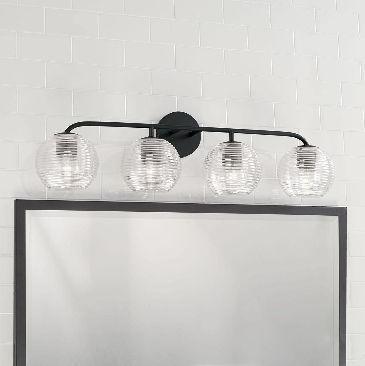 Capital Lighting 149941MB-544 Dolan 4 Light Vanity Matte Black