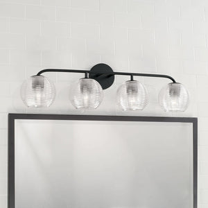 Capital Lighting 149941MB-544 Dolan 4 Light Vanity Matte Black