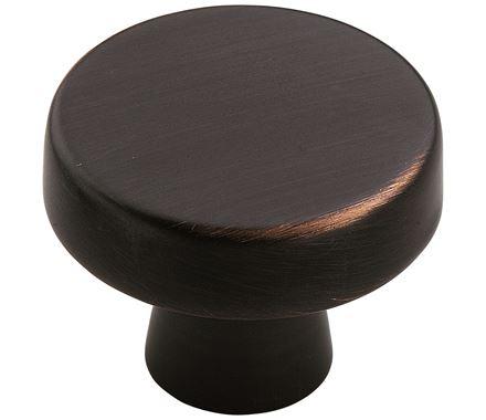 Amerock Cabinet Knob Oil Rubbed Bronze 1-5/16 inch (33 mm) Diameter Blackrock 1 Pack Drawer Knob Cabinet Hardware