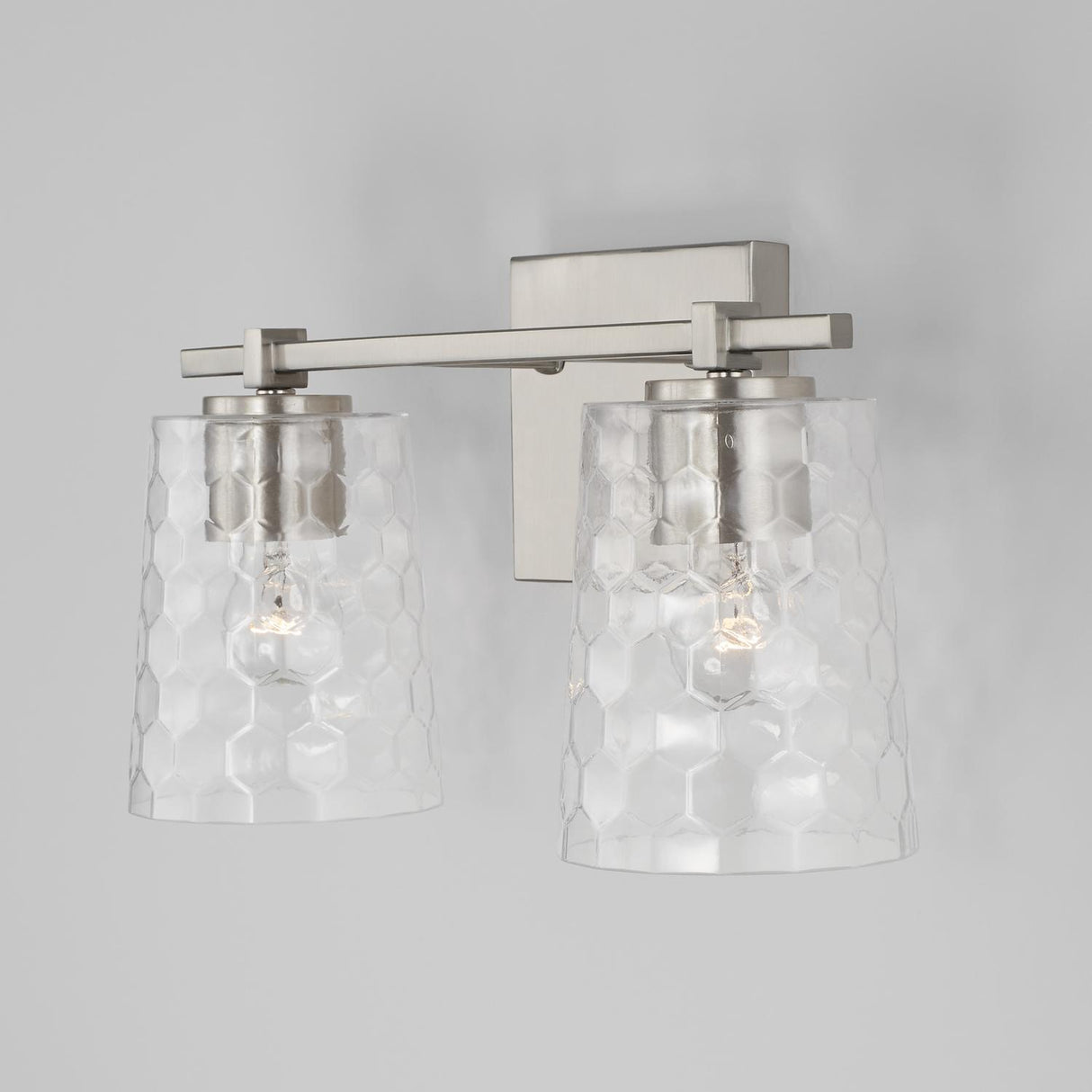 Capital Lighting 143521BN-517 Burke 2 Light Vanity Brushed Nickel