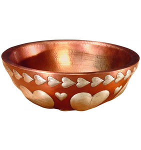 Thompson Traders Milagro Guadalupe BRV-1506ASG Antique Satin Gold with Nickel Accents
(Hammered)