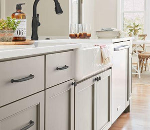 Amerock Cabinet Pull Matte Black 3-3/4 inch (96 mm) Center-to-Center Renown 1 Pack Drawer Pull Cabinet Handle Cabinet Hardware