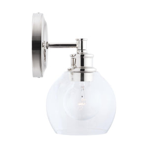 Capital Lighting 621111PN-426 Mid Century 1 Light Sconce Polished Nickel