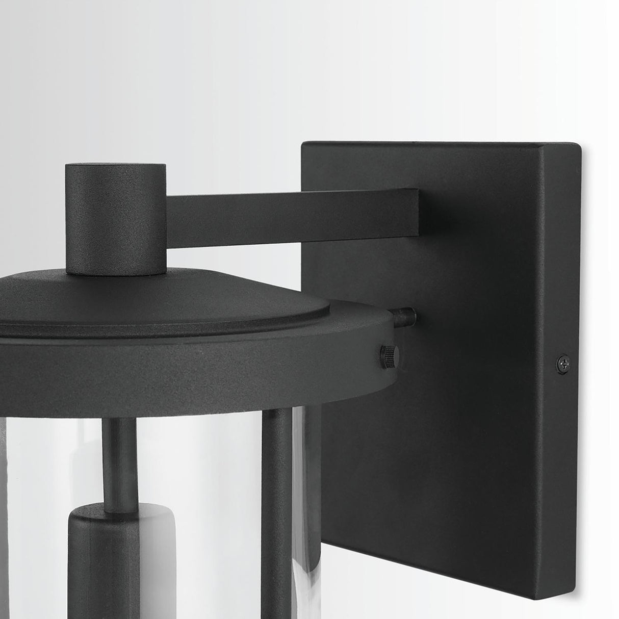 Capital Lighting 934212BK Corbin 1-Light Wall Mount Black