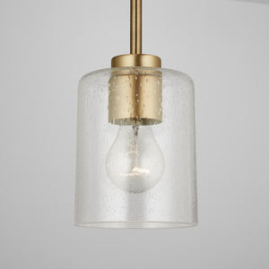 Capital Lighting 328511AD-449 Greyson 1 Light Pendant Aged Brass