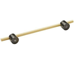 Amerock Cabinet Pull Matte Black/Matte Gold 7-9/16 inch (192 mm) Center to Center Transcendent 1 Pack Drawer Pull Drawer Handle Cabinet Hardware