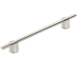 Amerock Cabinet Pull Polished Nickel 7-9/16 inch (192 mm) Center to Center Transcendent 1 Pack Drawer Pull Drawer Handle Cabinet Hardware