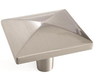 Amerock Cabinet Knob Satin Nickel 1-1/2 inch (38 mm) Length Extensity 1 Pack Drawer Knob Cabinet Hardware