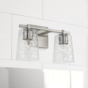 Capital Lighting 143521BN-517 Burke 2 Light Vanity Brushed Nickel