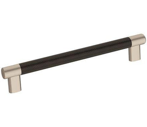 Amerock BP36562G10ORB Esquire Cabinet Pull, 8in (203mm) Center-to-Center, Satin Nickel/Oil Rubbed Bronze