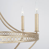 Capital Lighting 443161WG Isabella 6 Light Chandelier Winter Gold