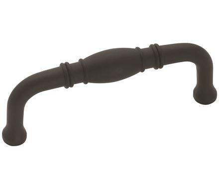 Amerock Cabinet Pull Matte Black 3 inch (76 mm) Center to Center Granby 1 Pack Drawer Pull Drawer Handle Cabinet Hardware