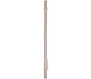 Amerock Cabinet Pull Polished Chrome/Satin Nickel 5-1/16 inch (128 mm) Center to Center Urbanite 1 Pack Drawer Pull Drawer Handle Cabinet Hardware