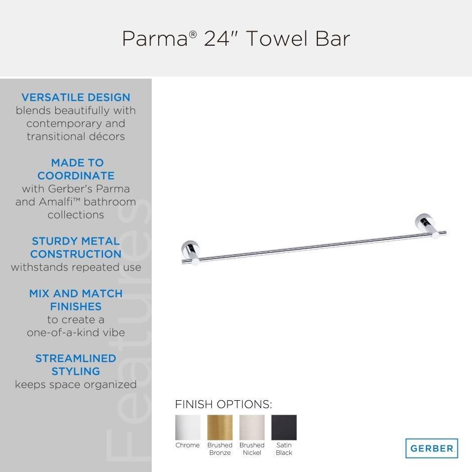 Gerber D446422BB Brushed Bronze Parma 24" Towel Bar