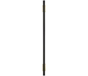 Amerock Cabinet Pull Brushed Gold/Matte Black 10-1/16 inch (256 mm) Center to Center Urbanite 1 Pack Drawer Pull Drawer Handle Cabinet Hardware