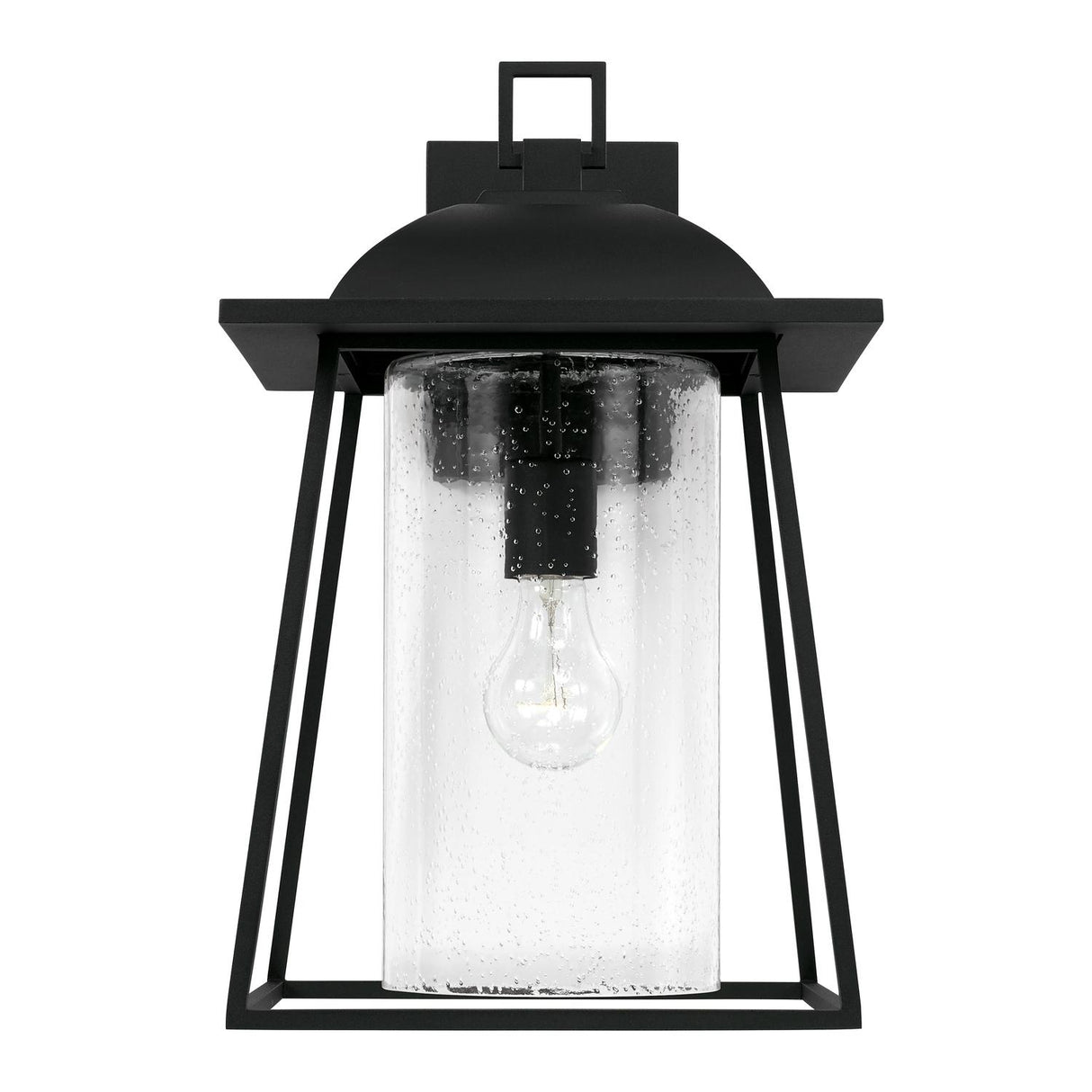 Capital Lighting 943613BK Durham 1 Light Outdoor Wall Lantern Black