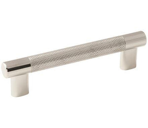 Amerock Cabinet Pull Polished Nickel/Stainless Steel 5-1/16 inch (128 mm) Center to Center Esquire 1 Pack Drawer Pull Drawer Handle Cabinet Hardware