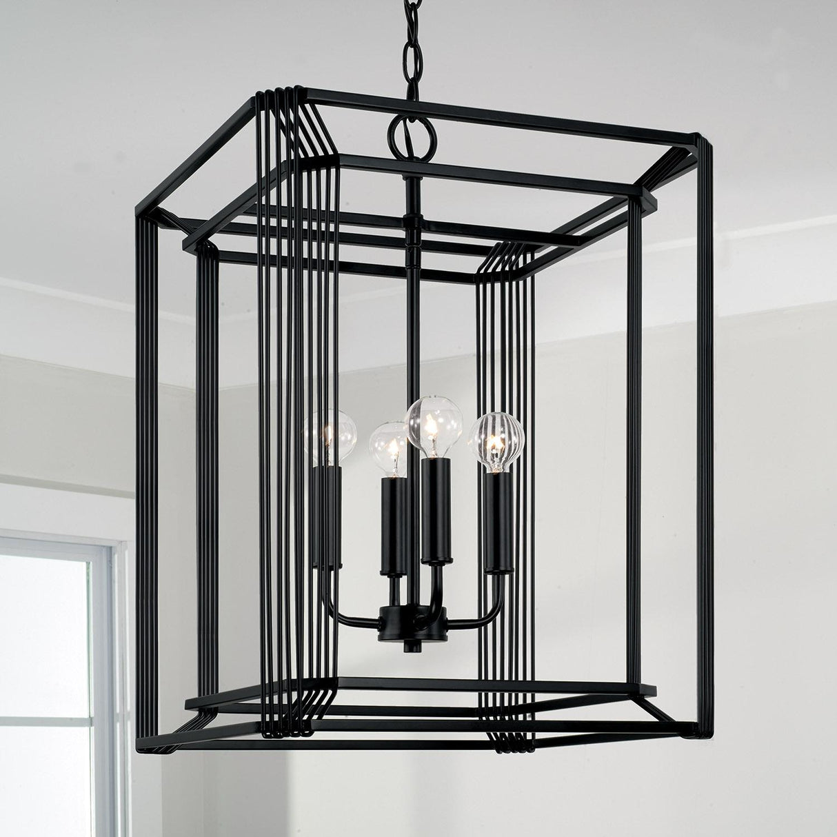 Capital Lighting 546041MB Lennon 4 Light Foyer Matte Black