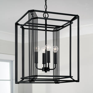 Capital Lighting 546041MB Lennon 4 Light Foyer Matte Black