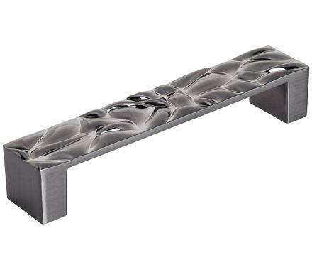 Amerock Cabinet Pull Black Chrome 5-1/16 inch (128 mm) Center to Center Calathea 1 Pack Drawer Pull Drawer Handle Cabinet Hardware