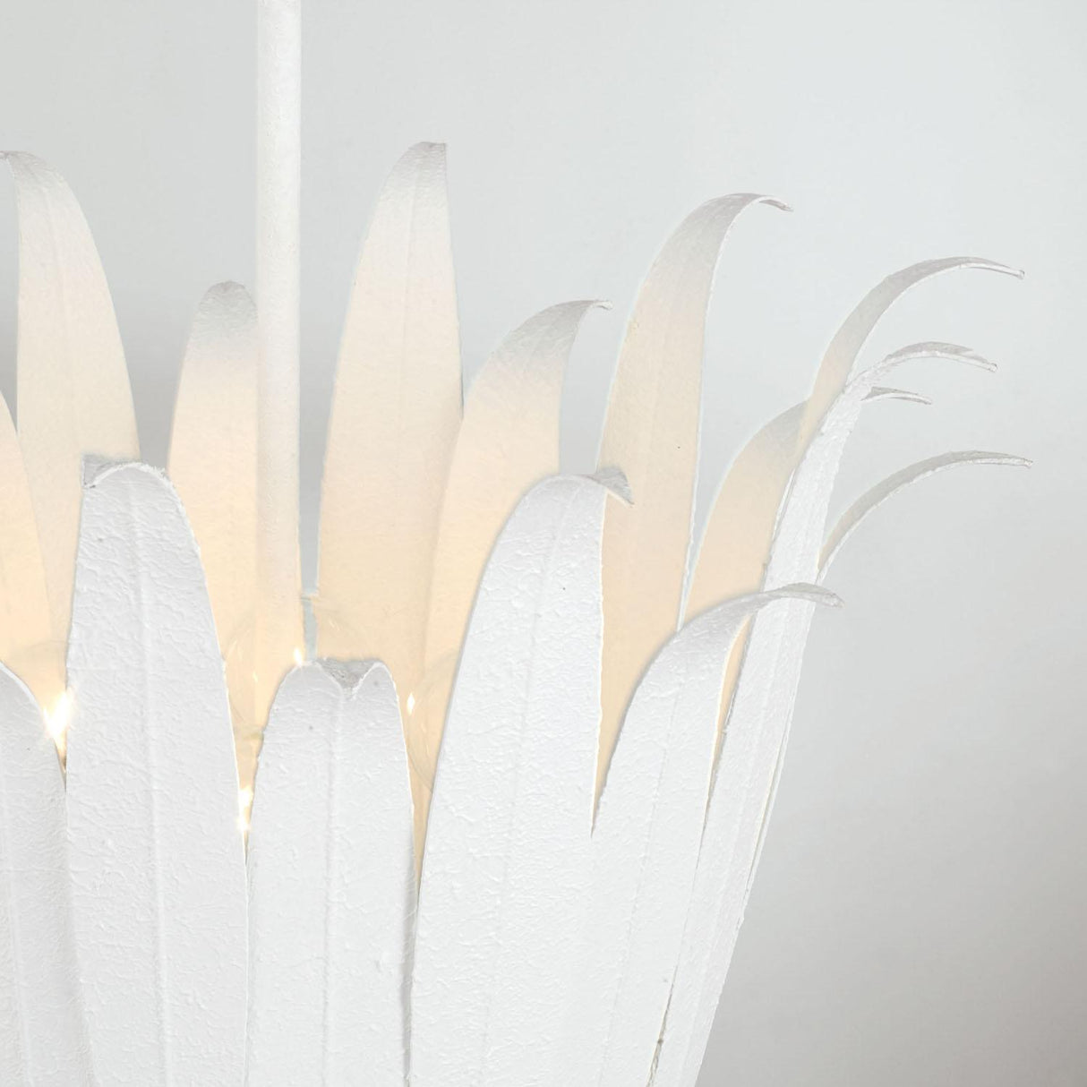 Capital Lighting 349542XW Eden 4 Light Pendant Textured White