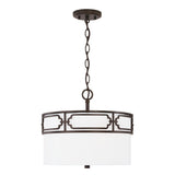 Capital Lighting 243431OB Merrick 3 Light Semi-Flush Old Bronze