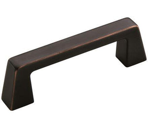 Amerock Cabinet Pull Oil Rubbed Bronze 3 inch (76 mm) Center to Center Blackrock 1 Pack Drawer Pull Drawer Handle Cabinet Hardware