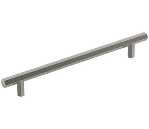 Amerock Cabinet Pull Satin Nickel 7-9/16 inch (192 mm) Center-to-Center Caliber 1 Pack Drawer Pull Cabinet Handle Cabinet Hardware