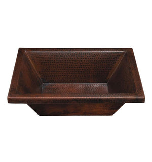 Thompson Traders Hammered Diego Black Copper Bath Sink Tonala BPU-1914BC (Showroom Display for Sale)