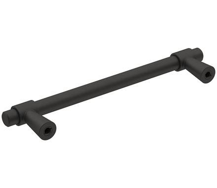 Amerock Cabinet Pull Matte Black 5-1/16 inch (128 mm) Center-to-Center Destine 1 Pack Drawer Pull Cabinet Handle Cabinet Hardware