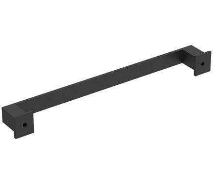 Amerock Cabinet Pull Matte Black 7-9/16 inch (192 mm) Center-to-Center Appoint 1 Pack Drawer Pull Cabinet Handle Cabinet Hardware