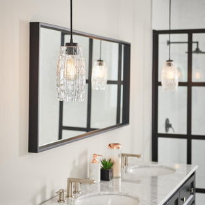 Capital Lighting 328611BI-450 Casper 1 Light Pendant Black Iron